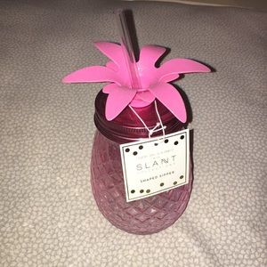 Pink pineapple cup